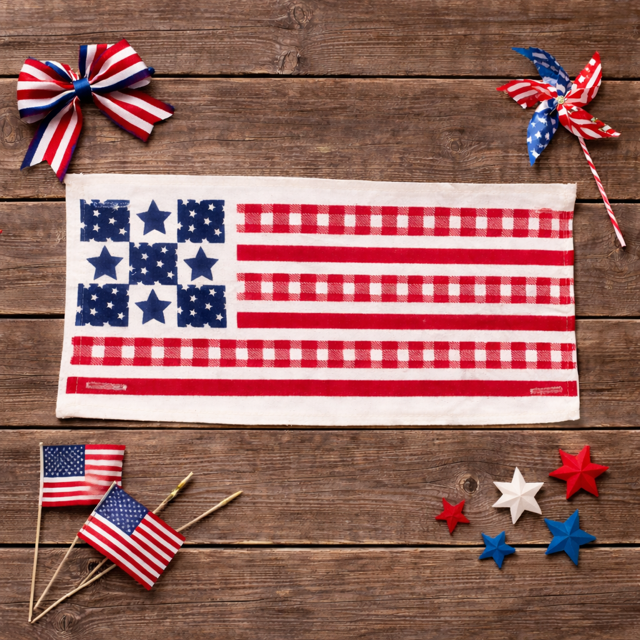 NEW! SPRING/SUMMER BUNDLE: 3 seasons +BLUE POLKA DOT pillow: STRAWBERRY PATCH CARROT PATCH, BARN QUILT FLAG