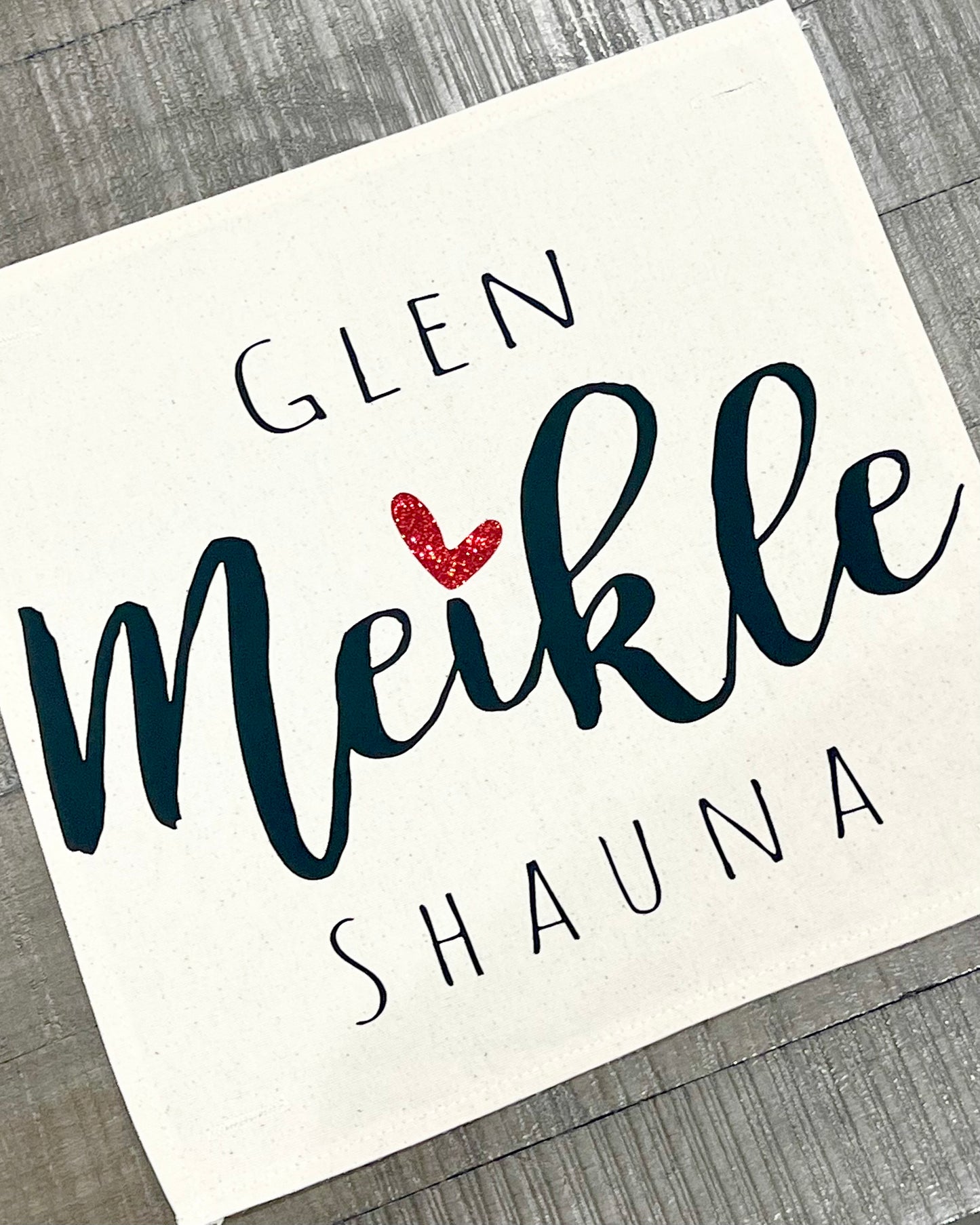 SQUARE Custom Panel: Wedding/Anniversary {Leave the Name/Year in NOTES} CUSTOM PANEL