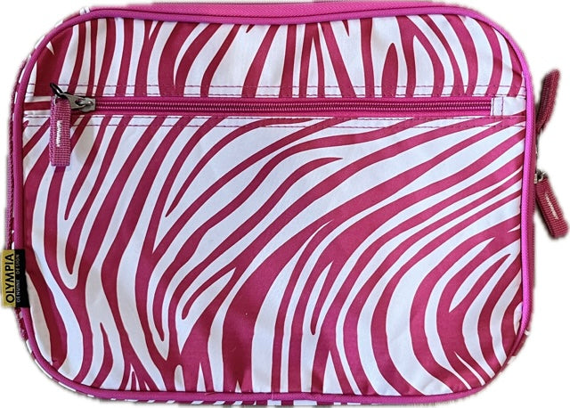 Gift for: Teen/College/Working Gal: Pink Zebra Laptop bag purse