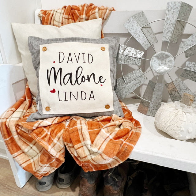 SQUARE Custom Panel: Wedding/Anniversary {Leave the Name/Year in NOTES} CUSTOM PANEL