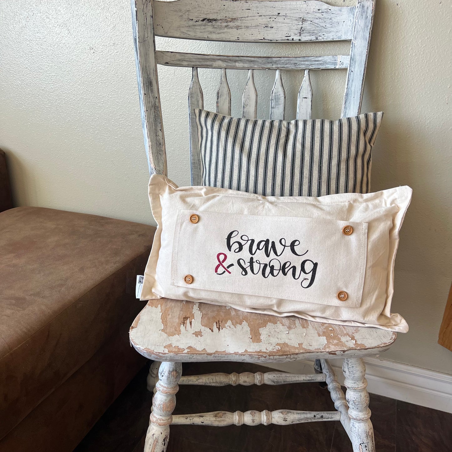 Glitter Bundle; Breast Cancer Awareness Pink Halloween Ribbon October Brave & Strong, BRAVE AND STRONG, PINK OCTOBER