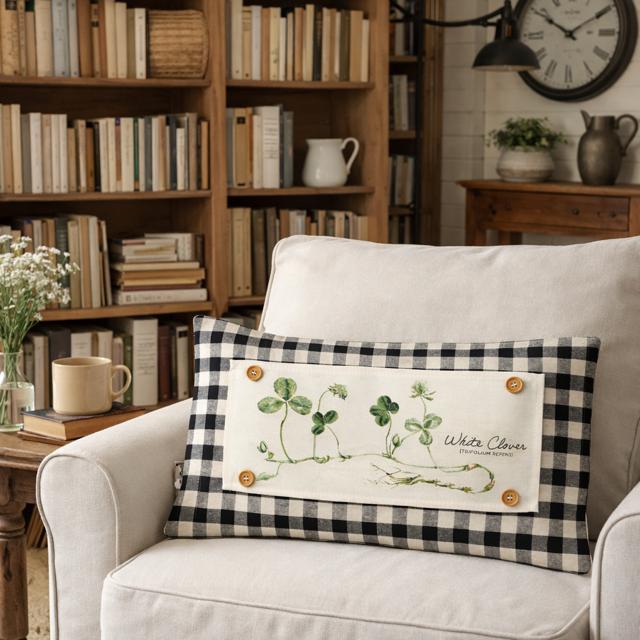 NEW!WINTER 26 Bundle: 3 seasons +BOHO pillow: WHITE CLOVER, BE MY VALENTINE, DEER