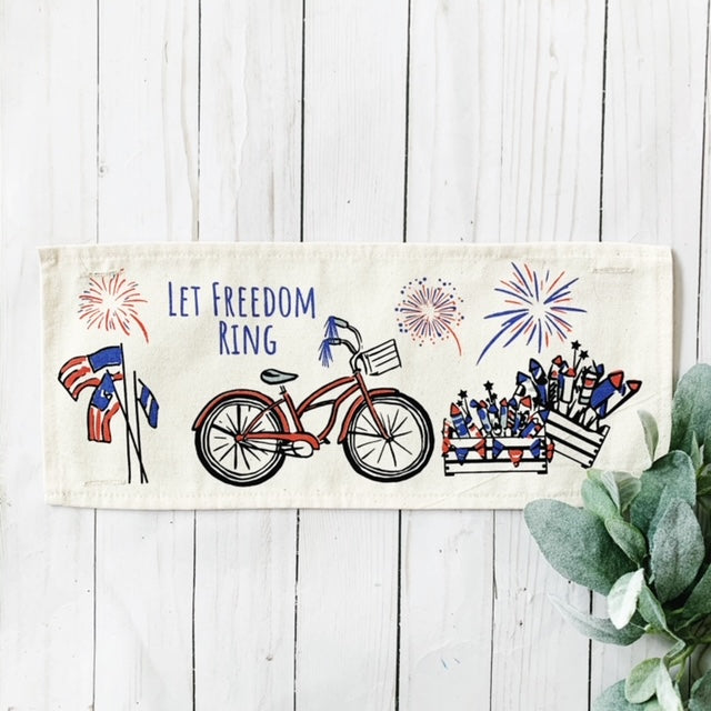 Holiday Panel: Summer; Fireworks Bike 4th of July American, FIREWORK BIKE