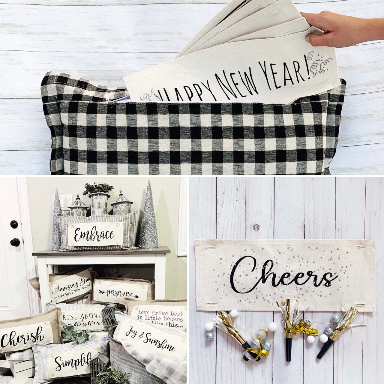 Glitter Holiday Panel: Graduation, Winter; CHEERS