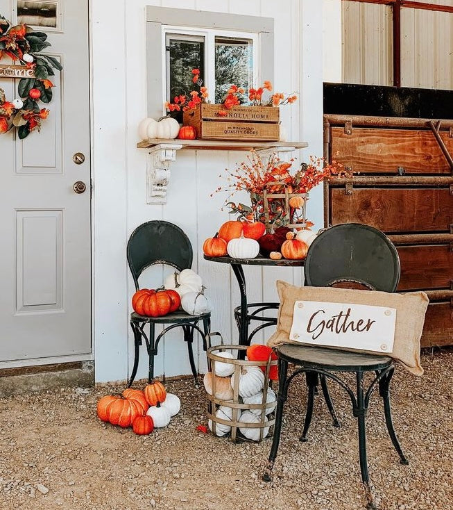 COVER ONLY: BURLAP PILLOW COVER (no insert)