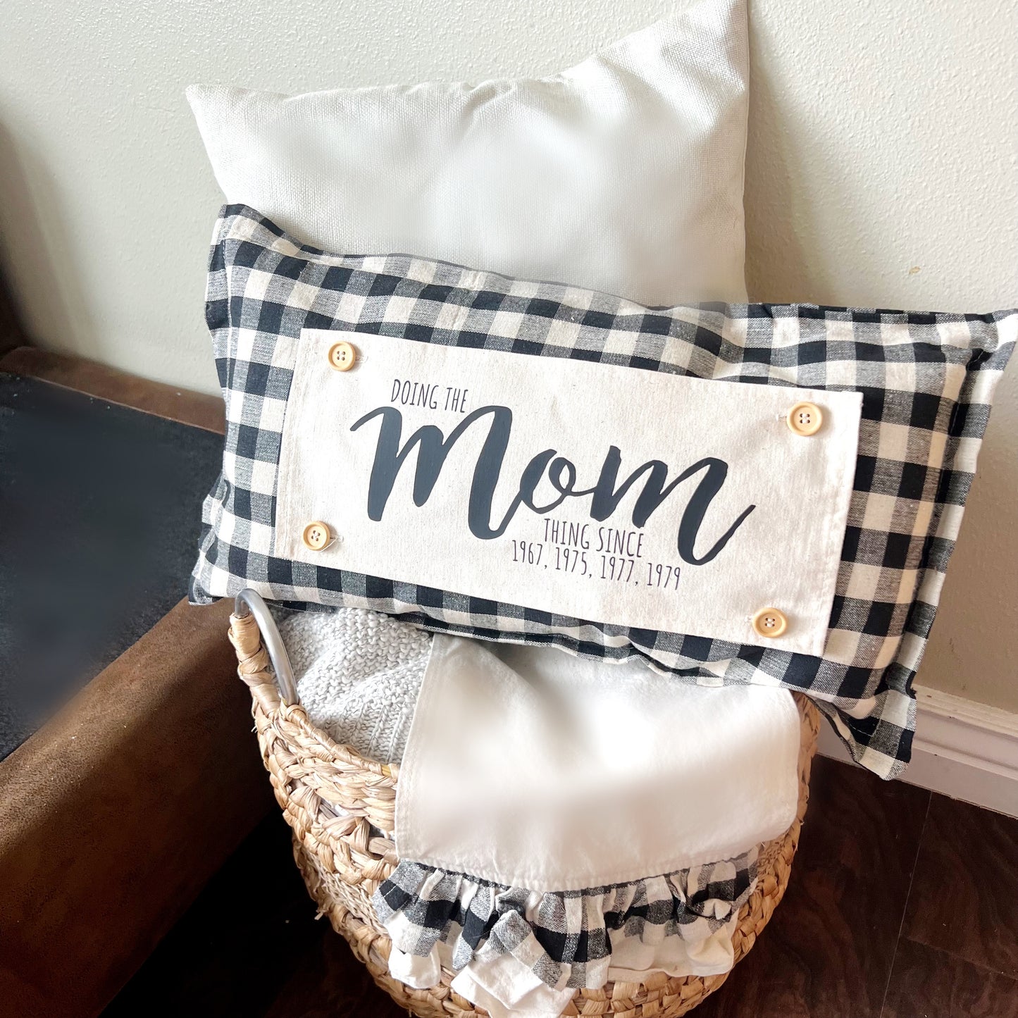 Custom Panel: Mom or Dad {Leave year and parent in NOTES} Father Mother Day CUSTOM PANEL