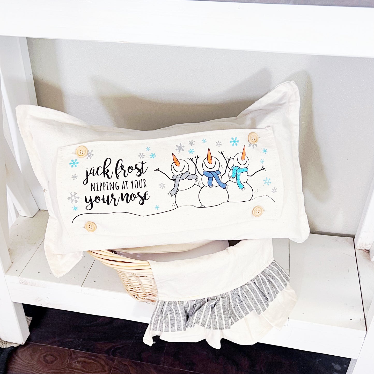 SEASONAL BUNDLE SET: Natural Cream Boho Pillow (comes with foam insert and these 4 panels in back pocket); Winter Spring Summer Fall Autumn: GATHER TOGETHER, EASTER TRUCK, SUMMER FLIP FLOPS, FARM FRESH CHRISTMAS TREES