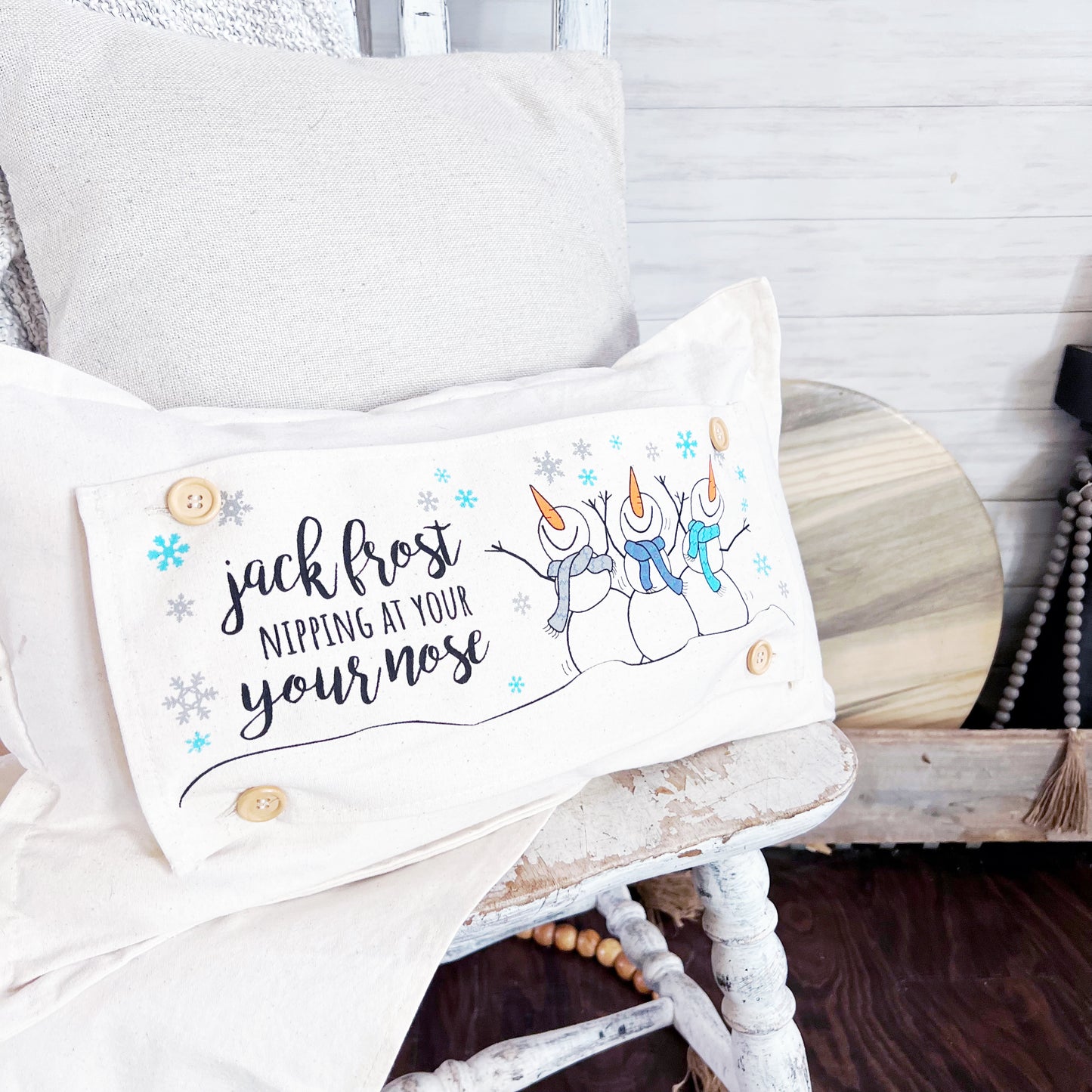 SEASONAL BUNDLE SET: Natural Cream Boho Pillow (comes with foam insert and these 4 panels in back pocket); Winter Spring Summer Fall Autumn: GATHER TOGETHER, EASTER TRUCK, SUMMER FLIP FLOPS, FARM FRESH CHRISTMAS TREES