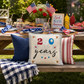 LIMITED TIME!!  250 YEARS GLITTER PANEL ONLY: SQUARE Summer BBQ American America Flag Old Glory Sparkly 250 YEARS