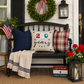 LIMITED TIME!!  250 YEARS GLITTER PANEL ONLY: SQUARE Summer BBQ American America Flag Old Glory Sparkly 250 YEARS