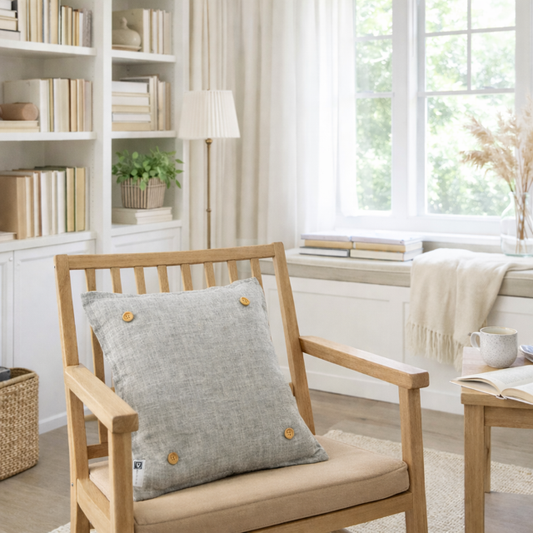 PILLOW ONLY: SQUARE Charcoal Gray Solid Pillow Only; CHARCOAL GREY PILLOW (with insert)