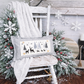 NEW! CUSTOM WINTER WEDDING BUNDLE 26:  3 seasons +BOHO pillow + custom last name panel: WHITE CLOVER, BE MY VALENTINE, DEER, CUSTOM LAST NAME PANEL
