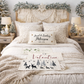 NEW! CUSTOM WINTER WEDDING BUNDLE 26:  3 seasons +BOHO pillow + custom last name panel: WHITE CLOVER, BE MY VALENTINE, DEER, CUSTOM LAST NAME PANEL