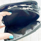 Gift for: Teen/College/Mom /Working Gal:  black Polka Dot Messanger bag purse