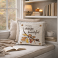 PANEL ONLY: SQUARE Fall, Autumn Thanksgiving Change Fall Leaf Leaves Tree Branch ACORNS