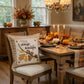 PANEL ONLY: SQUARE Fall, Autumn Thanksgiving Change Fall Leaf Leaves Tree Branch ACORNS