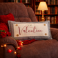 PANEL ONLY: RECTANGLE Holiday Panel:  Simple Romantic Classy Love Kisses Clean Boho Heart Cursive Candlelight Natural Love Winter; BE MY VALENTINE