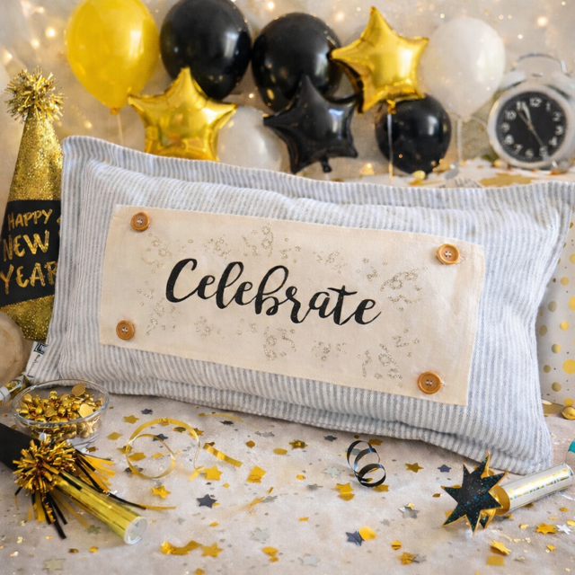 PILLOW ONLY (with fluffy insert): Farmhouse Gray/White Ticking Stripes: RECTANGLE GRAY/WHITE STRIPES TICKING  PILLOW (with insert)