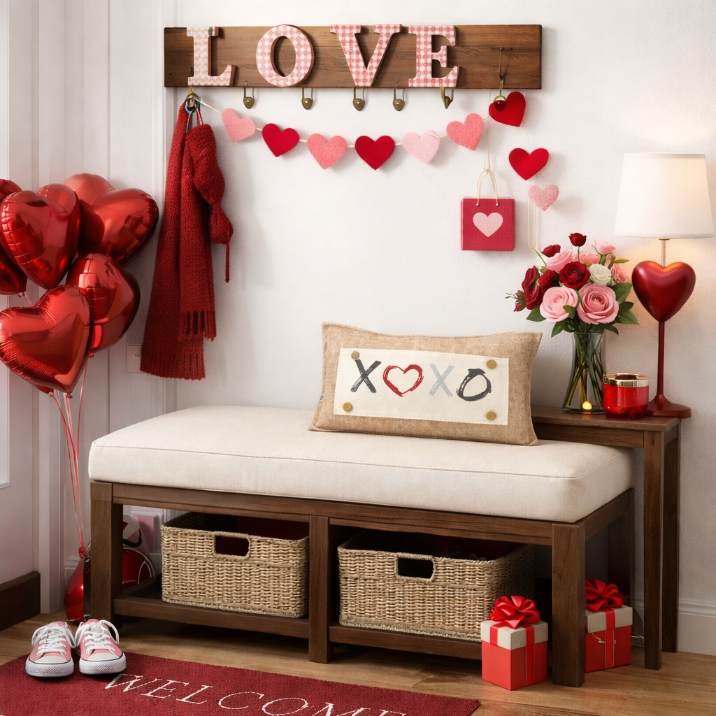 NEW! CUSTOM WINTER WEDDING BUNDLE 26:  3 seasons +BURLAP pillow + custom last name panel: LUCKY, XOXO, DEER, CUSTOM LAST NAME PANEL