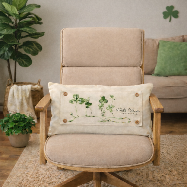 NEW!WINTER 26 Bundle:  3 seasons +BOHO pillow: WHITE CLOVER, BE MY VALENTINE, DEER