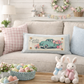PANEL ONLY: RECTANGLE Spring, Summer, Floral, Eggs, Pastel, Blessings, Father's Day; EASTER VINTAGE TRUCK