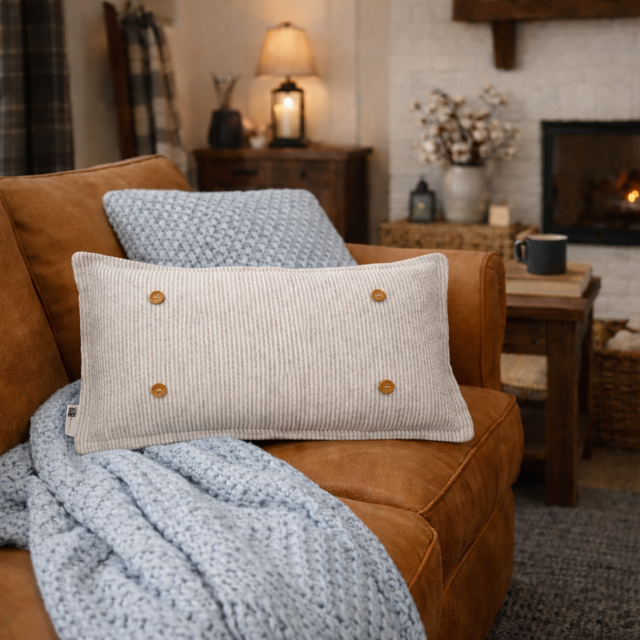 PILLOW ONLY (with fluffy insert): Farmhouse Gray/White Ticking Stripes: RECTANGLE GRAY/WHITE STRIPES TICKING  PILLOW (with insert)