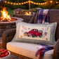 PANEL ONLY: RECTANGLE Summer; Father's Day Dad Fireworks Vintage Classic Old Red Truck; FIREWORK TRUCK