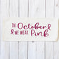 SET of 2 Memory Panel: Glitter; Breast Cancer Awareness Pink Halloween Ribbon October Brave & Strong, BRAVE AND STRONG, PINK OCTOBER