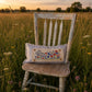 Holiday Panel: Summer; 4th of July Flower Field Patriotic Poppy Red, White, Blue American LET FREEOM RING FLORAL