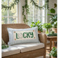 GLITTER PANEL ONLY:  RECTANGLE, Irish Kisses & Shamrock Wishes; Spring St. Patrick's Day, GLITTER LUCKY