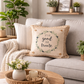 PANEL ONLY: SQUARE Entry, Garden, Between Holidays, House Warming, Host, Mother's Day Neutral; HOME WREATH