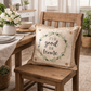 PANEL ONLY: SQUARE Entry, Garden, Between Holidays, House Warming, Host, Mother's Day Neutral; HOME WREATH