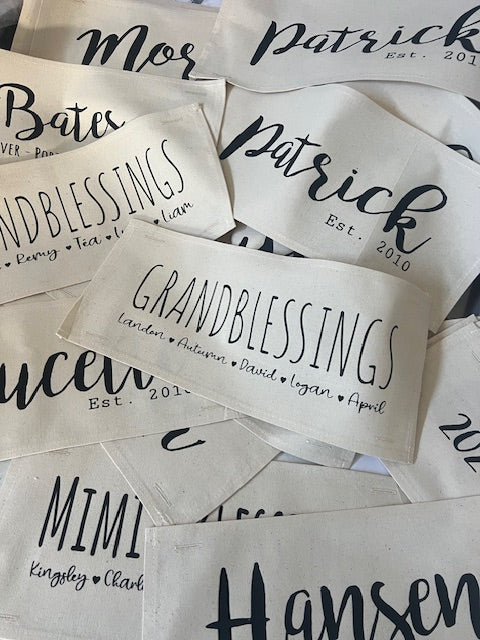 NEW! Custom FALL Wedding Gift Bundle:  3 seasons + CHARCOAL/GALVINIZED STRIPES pillow + custom last name panel & TRACTOR / SLEIGH RIDES / CUSTOM LAST NAME PANEL