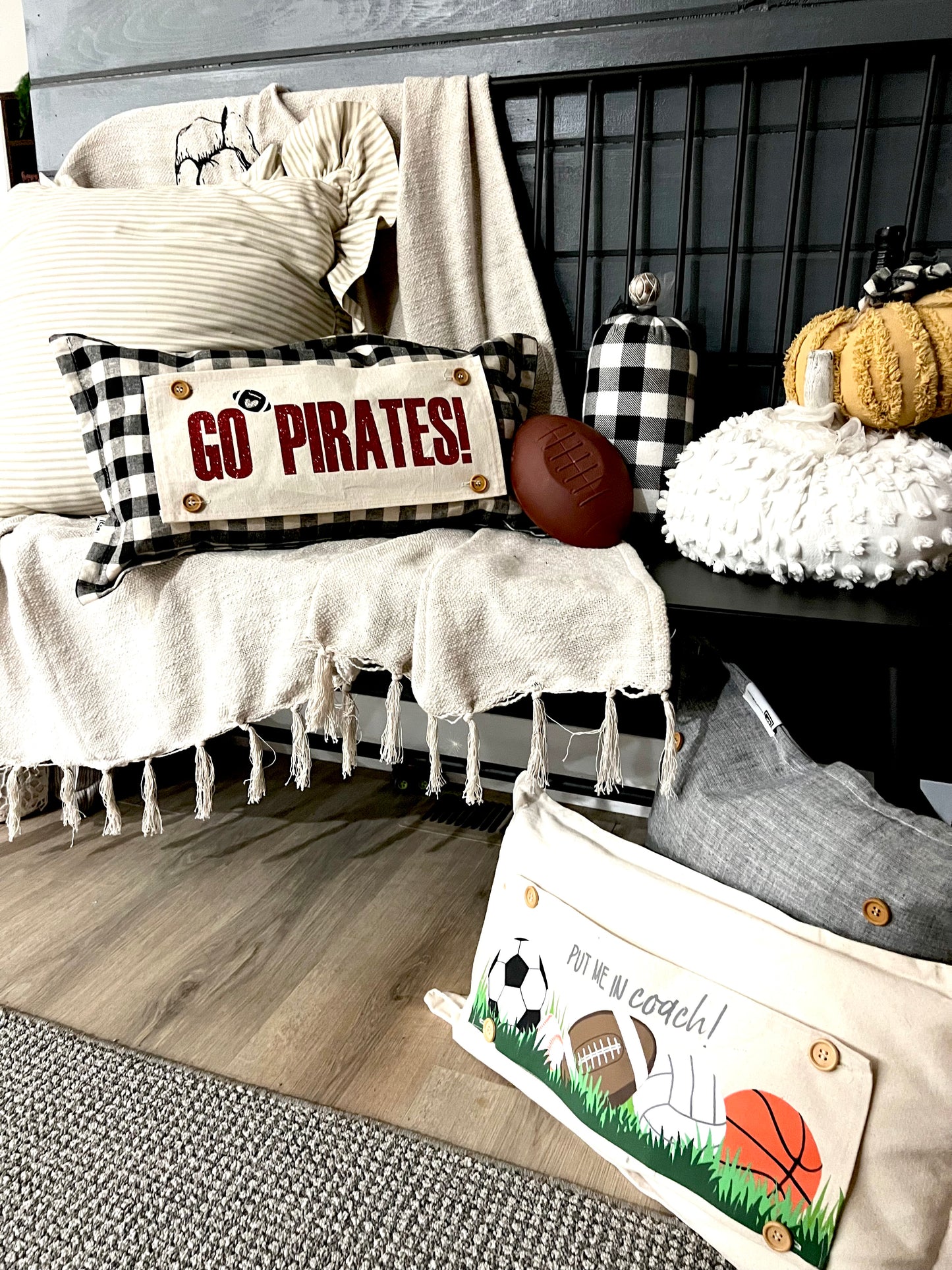 Glitter Special Events PANEL ONLY: Favorite Football SUPERBOWL PARTY Winter Fall Football Team Autumn; Sports / Super Bowl CUSTOM SPORTS TEAM