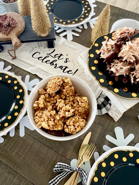 Glitter Holiday Panel: Glitter Holiday Panel: Winter; Bling Champagne Gold Silver Confetti Party Happy New Year GLITTER LET'S CELEBRATE