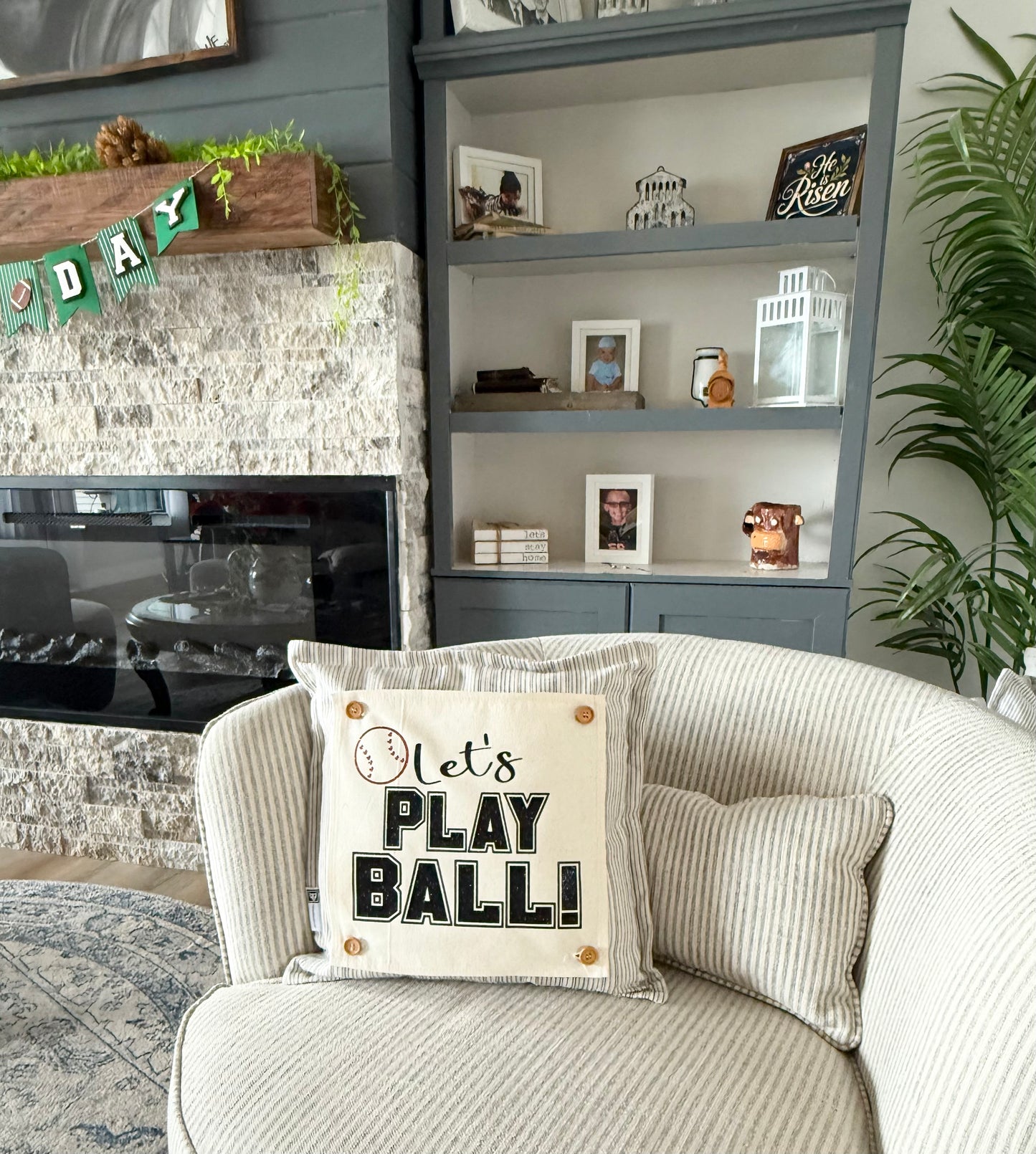 Glitter Square Panel:  Play Ball Football Baseball Softball SUPERBOWL Special Events Panel: TEAM NAME SUPERBOWL PARTY Winter Spring Summer Fall Football Team Autumn; Sports Glitter Football or Baseball PLAY BALL