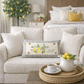 NEW! RECTANGLE SUMMER/FALL BUNDLE:  3 seasons + BOHO pillow:  PEONIES, CITRUS LEMON, OLD WELCOME