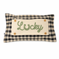 PILLOW ONLY (with fluffy insert): Buffalo Check Gingham: RECTANGLE BUFFALO CHECK PILLOW (with insert)