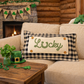 PILLOW ONLY (with fluffy insert): Buffalo Check Gingham: RECTANGLE BUFFALO CHECK PILLOW (with insert)