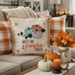 NEW! SQUARE SUMMER/FALL BUNDLE:  3 seasons +TAN POLKA DOT pillow: STRAWBERRY ICE CREAM, LAND THAT I LOVE, PUMPKIN PATCH, CUSTOM PANEL