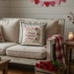 MISFIT PANEL ONLY: SQUARE Holiday Pure & Simple Aesthetic Classy Clean Boho Heart Cursive Honest Natural Love Winter, Valentine's, Hearts, Red, Pink, Polk-a-dot: SQUARE ROSES HAPPY VALENTINE'S DAY