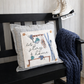 PILLOW ONLY: SQUARE Charcoal Gray Solid Pillow Only; CHARCOAL GREY PILLOW (with insert)