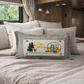 PANEL ONLY: RECTANGLE Hello BBQ Summer Vintage Camping Yellow Sunshine Camper, SUMMER CAMPER