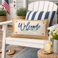 PILLOW ONLY (with fluffy insert): Country Idaho Potato Sack Burlap: RECTANGLE BURLAP PILLOW (with insert)