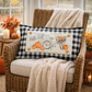 PANEL ONLY: RECTANGLE Hello Fall Floral Vintage, Boho, Autumn; FALL BIKE