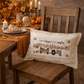 PANEL ONLY: RECTANGLE Autumn Fall Leaf Leaves White Pumpkin Patch Farm Hay Wagon CORN FIELD TRACTOR