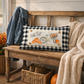 PANEL ONLY: RECTANGLE Hello Fall Floral Vintage, Boho, Autumn; FALL BIKE