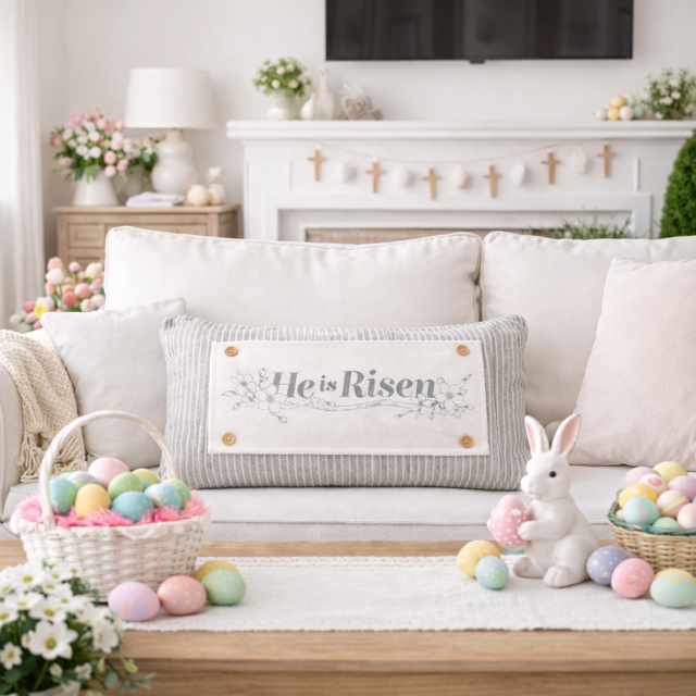 4 PANEL ONLY BUNDLE: RECTANGLE Easter Bundle Panels HE IS RISEN / QUILTED EGGS / CHICKS / CARROTS