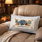 PANEL ONLY: RECTANGLE Fall, Autumn,  Father's Day Dad Thanksgiving, Country Farm, Rustic; VINTAGE PUMPKIN TRUCK
