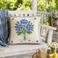 PANEL ONLY: SQUARE Entry, Garden,  House Warming, Host, Mother's Day Neutral; HYDRANGEAS